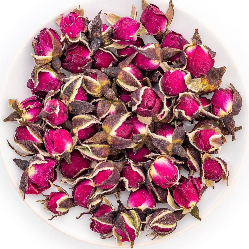 Настоящий Цветочный Чай из Бутонов Роз 25 гр. Маленькие Бутоны Розовые Сушеные Цельные  #1