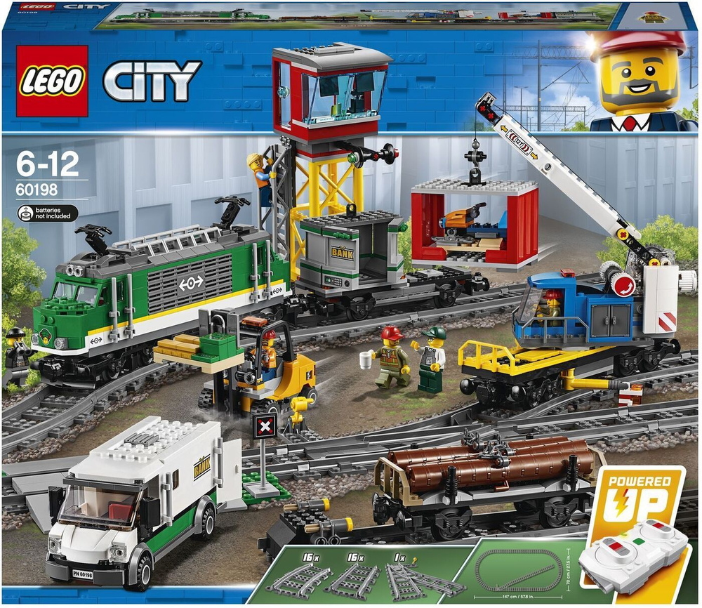 Конструктор LEGO CITY 60198 Товарный поезд #1