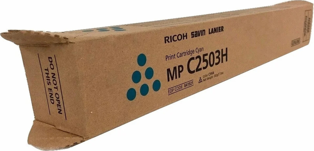 Комплект 2 шт, Тонер-картриджи Ricoh 841928 большой емкости тип MPC2503H голубой для Ricoh MP C2003/C2503/C20 #1