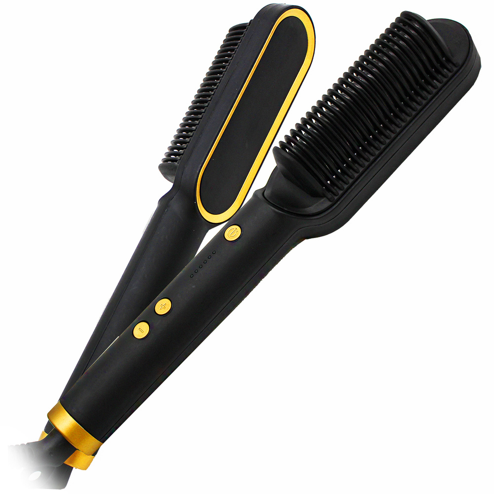 Расческа выпрямитель для волос Hair Straightener Straight comb / Электрическая расческа для выпрямления #1