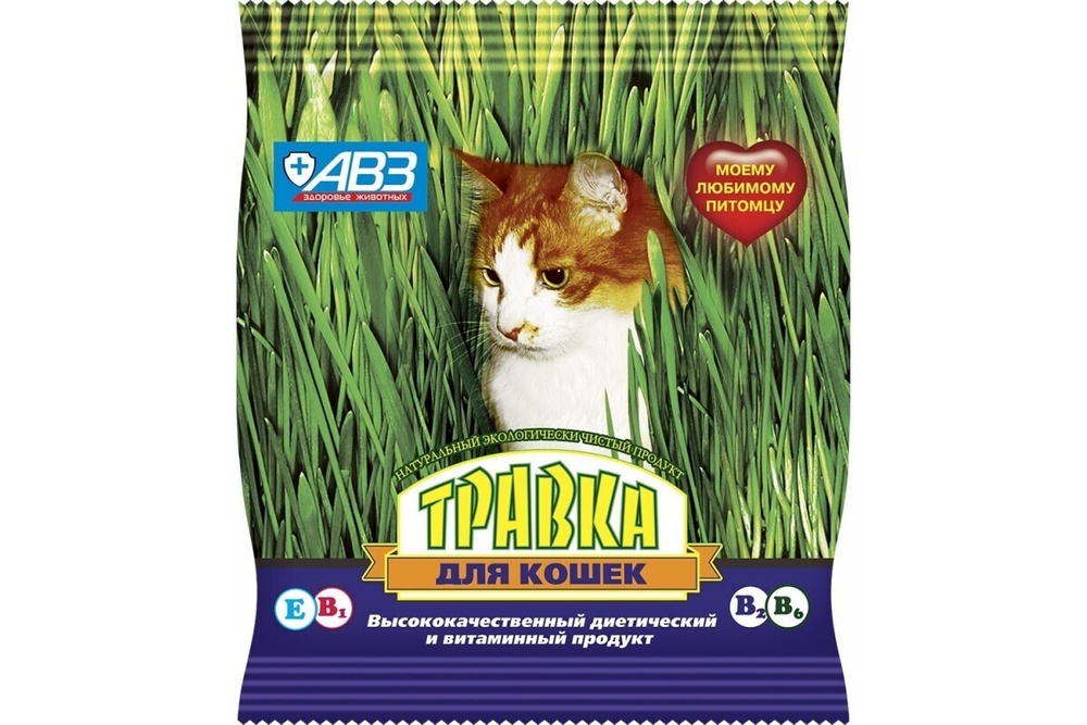 Травка для кошек (пакет), 30 г #1