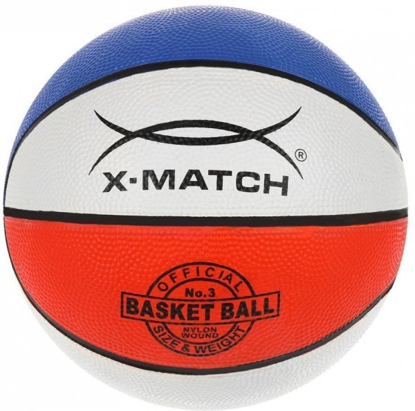 X-Match Мяч баскетбольный, 3 размер, белый #1