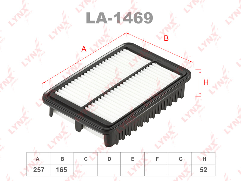 LYNXauto Фильтр воздушный арт. LA1469 #1