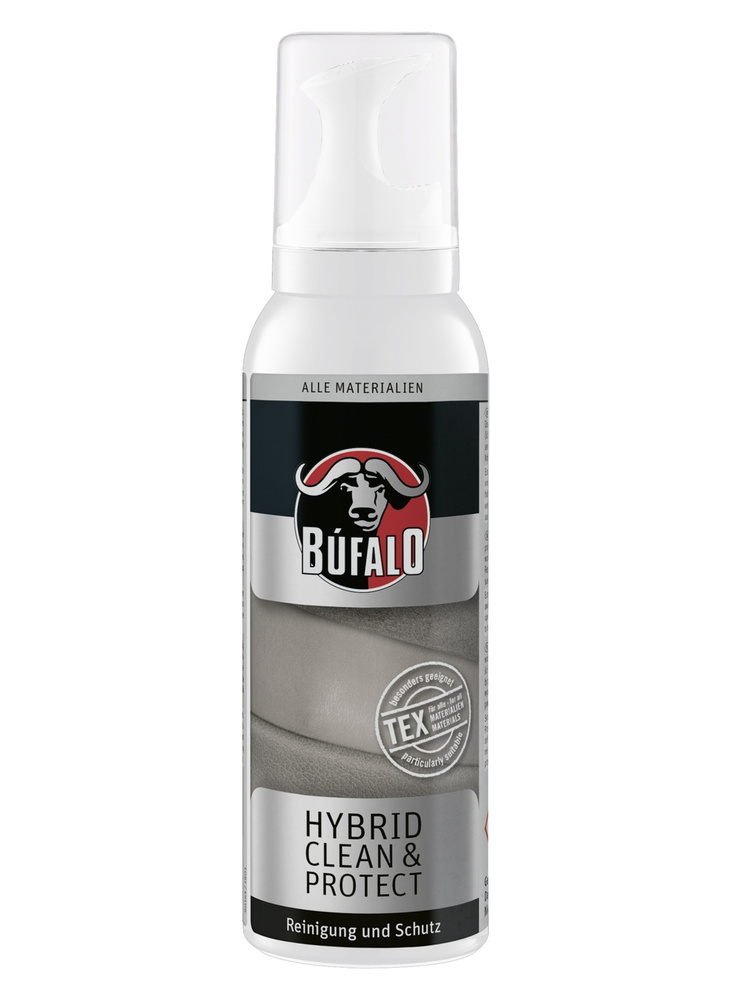 Пена BUFALO Hybrid Clean&Protect для чистки, ухода и защиты обуви #1