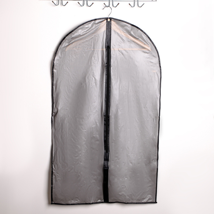 Чехол для одежды Доляна, 60 100 см, плотный, цвет серый #1