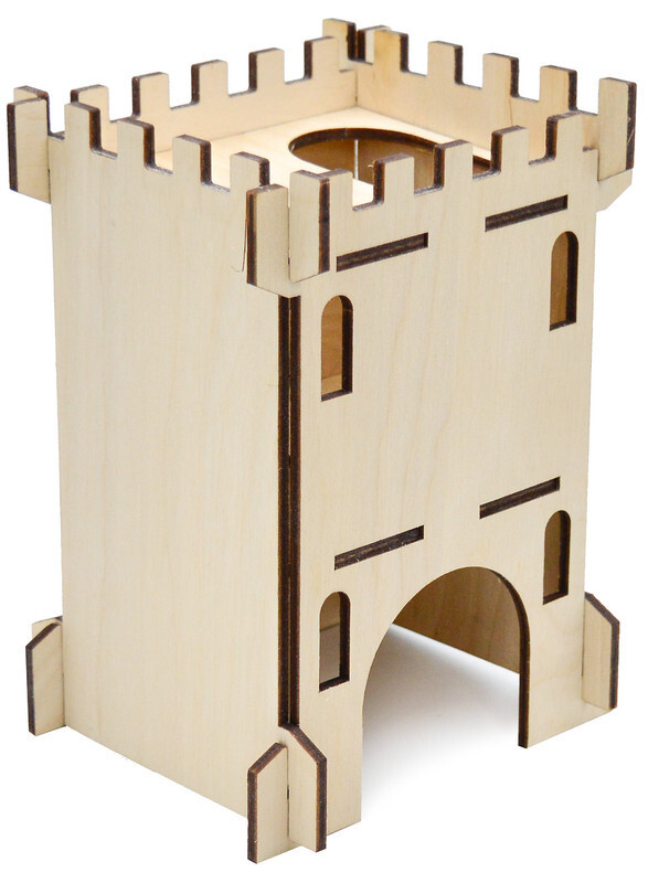 Домик для грызунов Замок большой, фанера 13x11x18 см #1