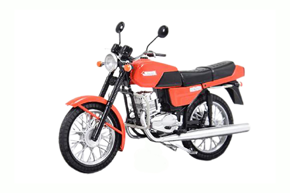 Модель коллекционная Jawa / ява 350/638-0-00 чешская красотка (наши мотоциклы #2)  #1