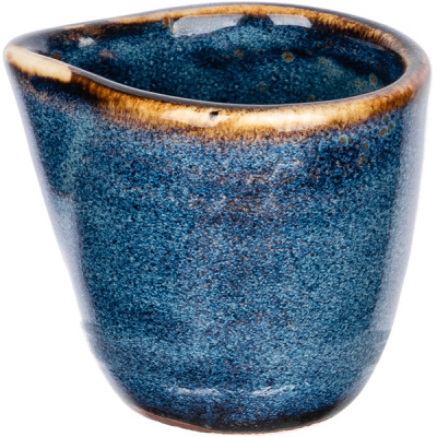 Сливочник порционный фарфоровый серии Iris на 90 мл, H 6 см, синий, Kunstwerk  #1