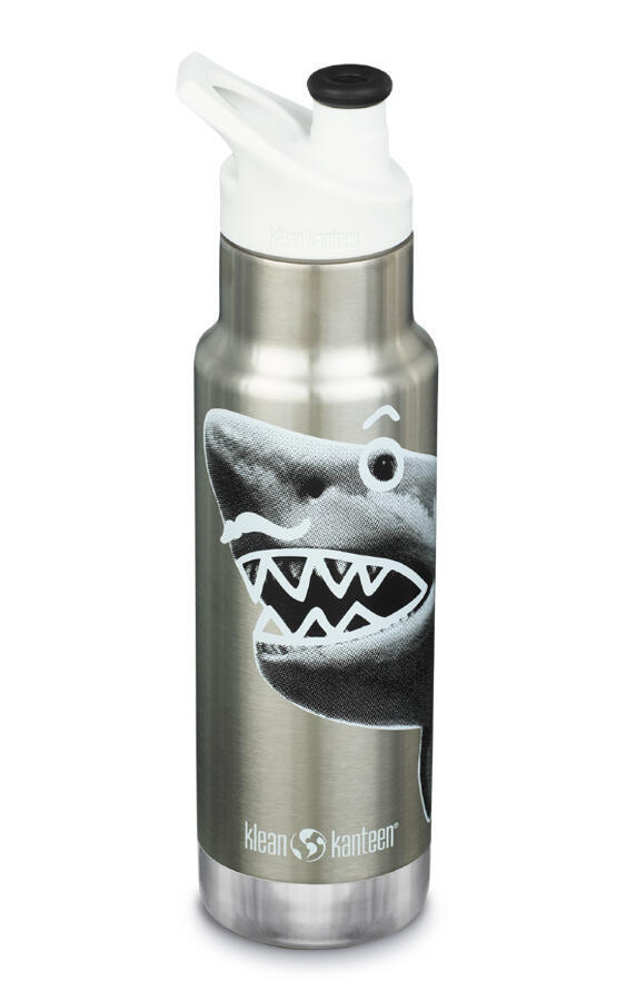 Детская термобутылка Klean Kanteen Insulated Kid Classic Narrow 12oz (355мл) Mr. Shark  #1