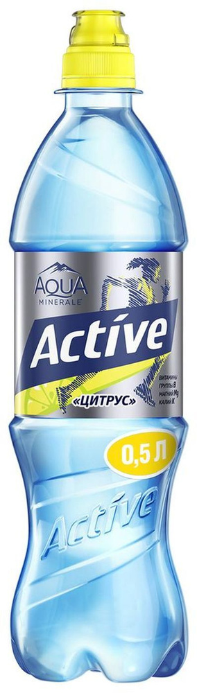 Aqua Minerale Active Цитрус напиток негазированный, 0,6 л #1