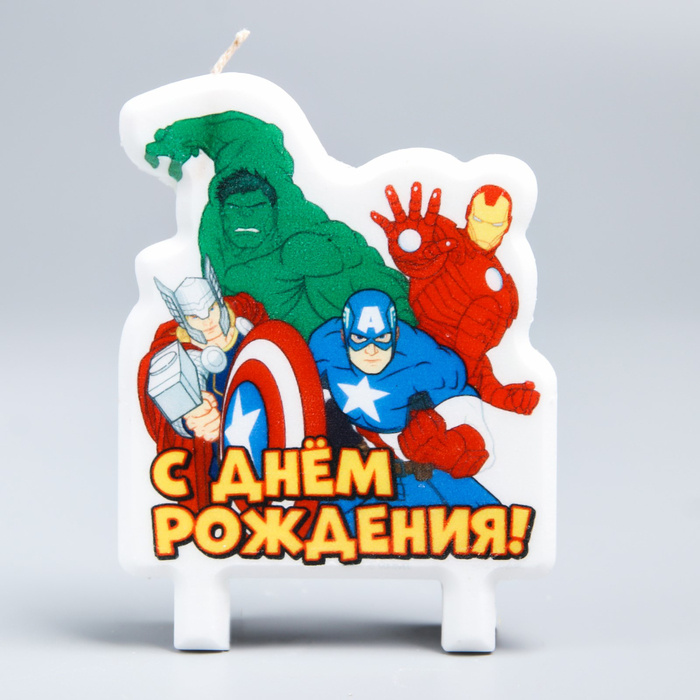 Marvel Свечи для торта, 2 шт, 2 уп. #1