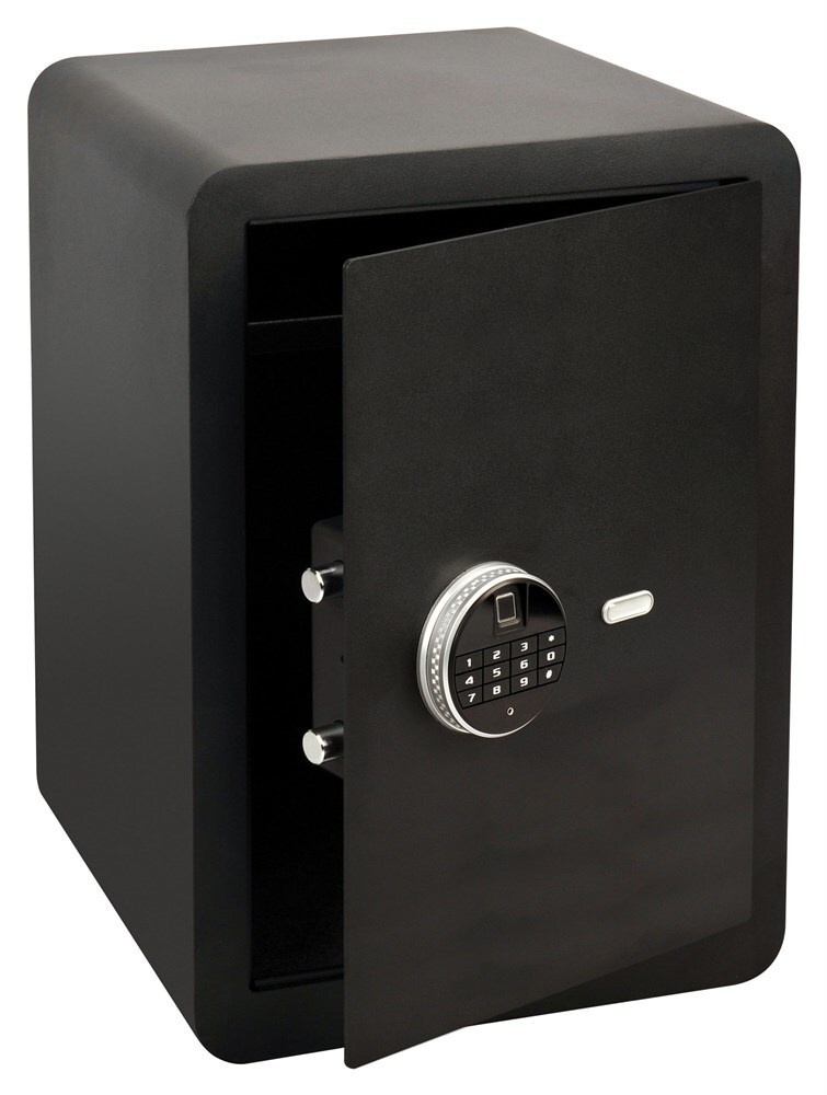 Сейф мебельный Cactus черный, электронный, со сканером отпечатка пальца, 500 x 350 x 350 мм (CS-SF-F50) #1