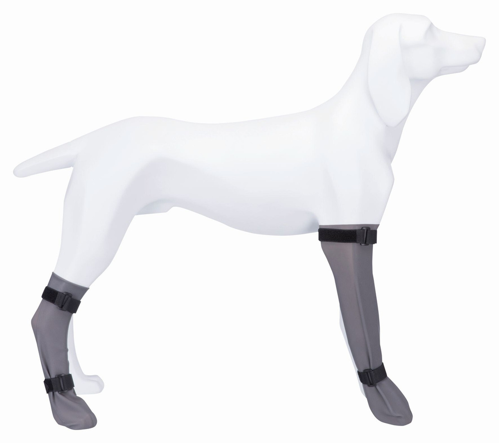 Защитный носок для собак, S: 6 см/30 см, серый #1