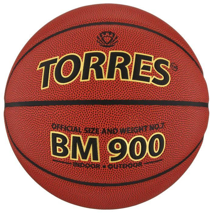 Мяч баскетбольный Torres BM900, B30037, PU, клееный, 8 панелей, размер 7  #1