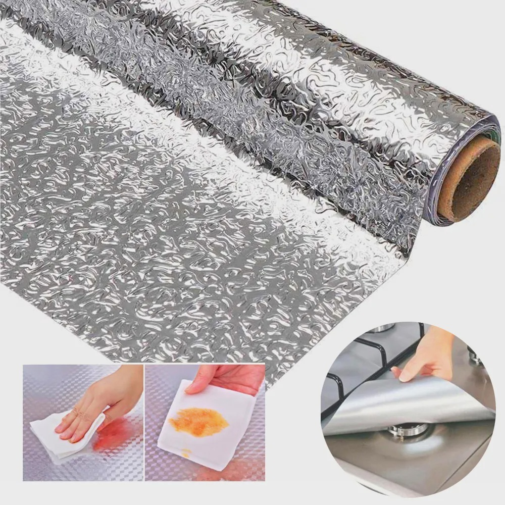 Защитная кухонная пленка Self Adhesive Foil 5м 60х5м. Самоклеящаяся чудо-пленка для кухонного гарнитура #1