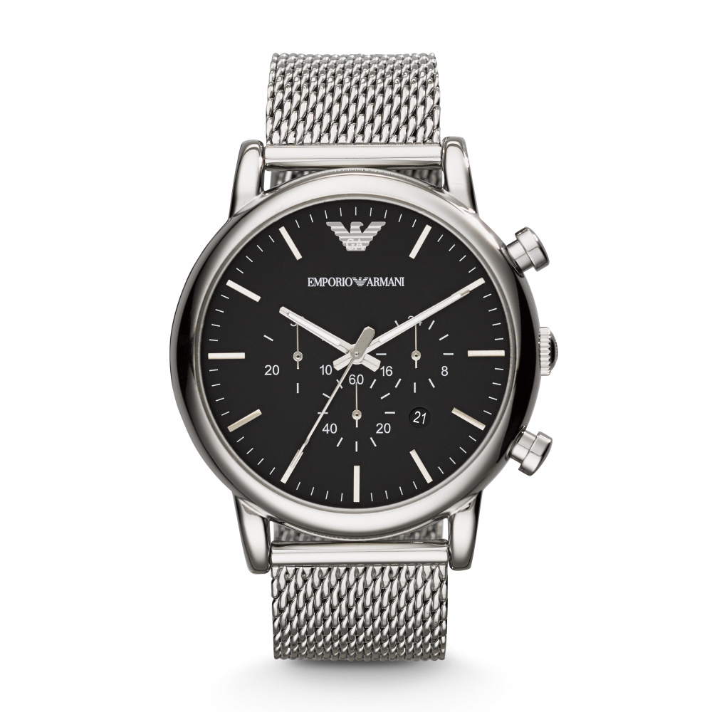 Часы наручные мужские Emporio Armani AR1808, кварцевые, 46 мм #1