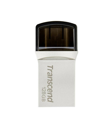 Transcend USB-флеш-накопитель JetFlash 890 128 ГБ, серебристый #1