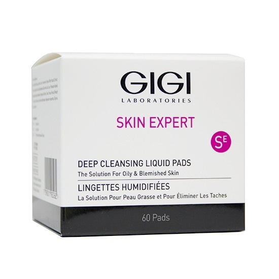 GiGi Очищающие ватные диски для лица Skin Expert Deep Cleansing Liquid Pads 60 шт  #1