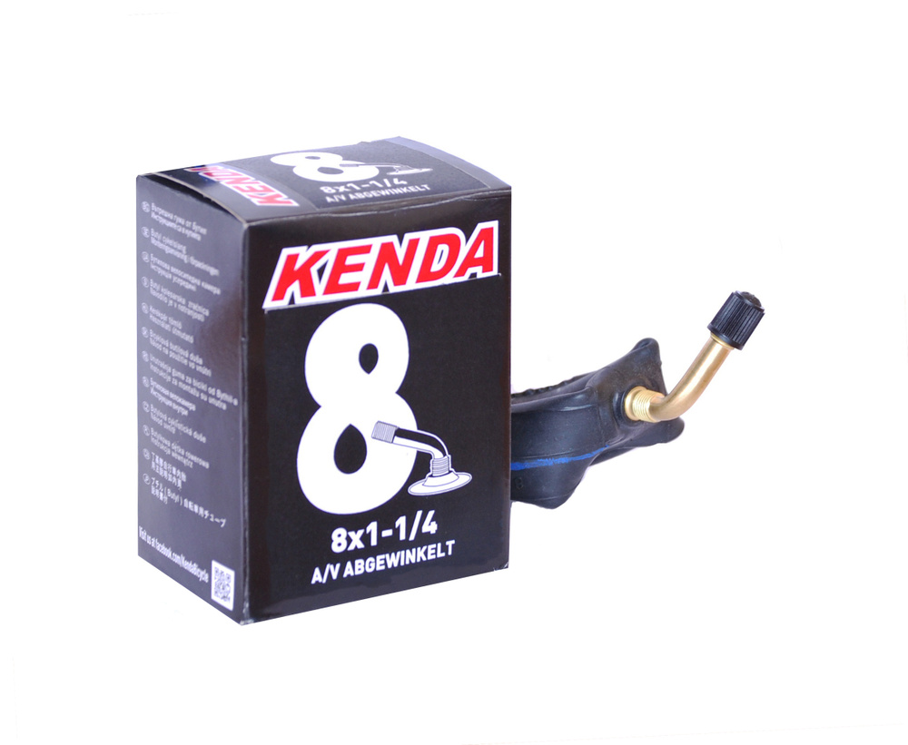 Велосипедная камера Kenda 8''x1-1/4, загнутый автониппель #1