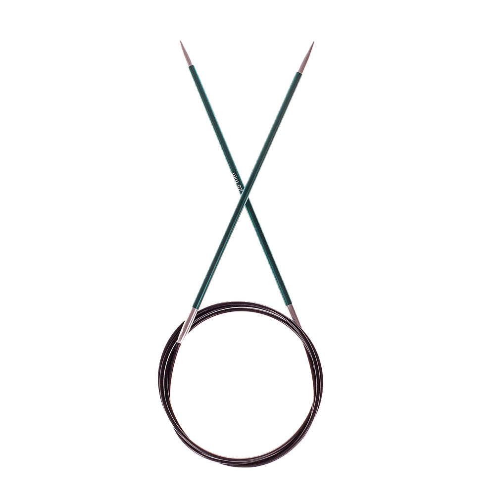 47156 Спицы круговые для вязания с эластичной гибкой леской 100 х 3.25 мм Zing KnitPro  #1