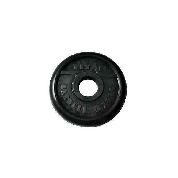 Диск (блин) обрезиненный TITAN Barbell 0,75 кг (d26) #1
