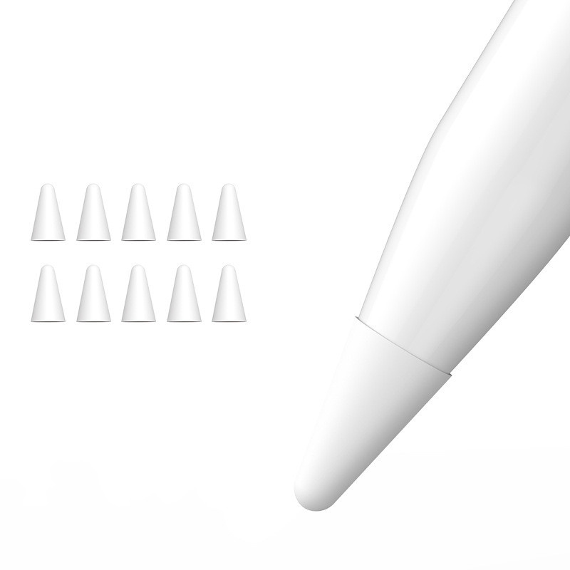 10 шт. силиконовый сменный чехол для наконечника, защитный Apple Pencil 1St 2Nd, стилуса с сенсорным #1