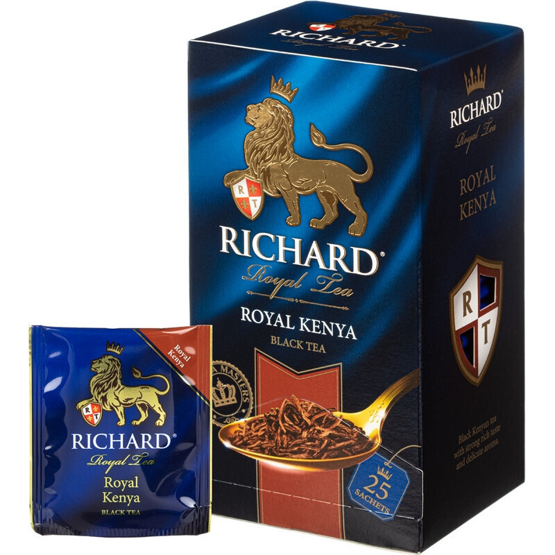 Чай Richard Royal Kenya черн., 25 пак - купить с доставкой по выгодным ...
