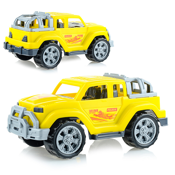 Автомобиль "Легионер-мини" (жёлтый) (в сеточке)/ Машинка игрушечная детская 84668 Полесье  #1