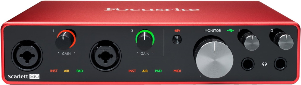 Студийная звуковая карта Focusrite Scarlett 8i6 3rd Gen #1