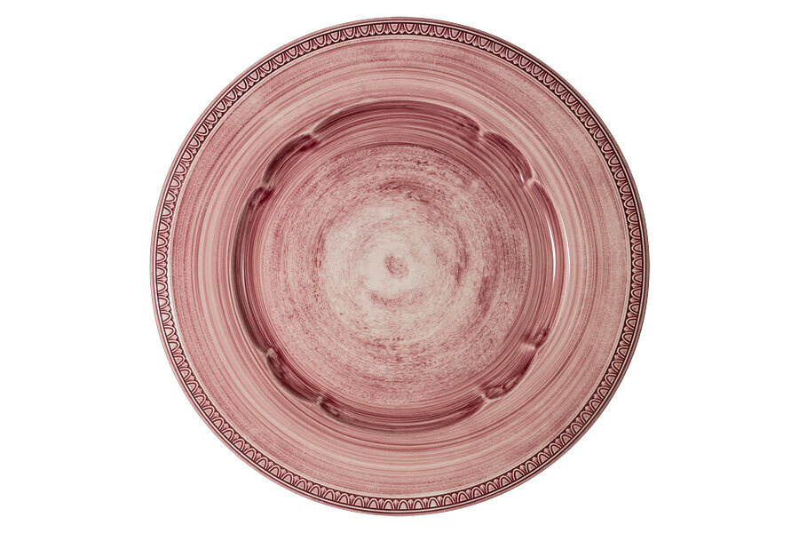 Тарелка сервировочная обеденная 27 см Matceramica Augusta, керамика, столовые мелкая, закусочная, 1 шт #1