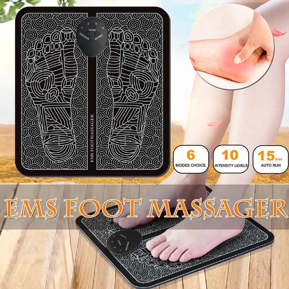 Массажер-миостимулятор EMS Foot Massager для стоп #1