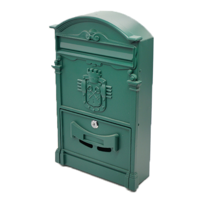 Почтовый ящик "Ключики" цвет: зеленый/ почтовый ящик металлический/ почтовый ящик с замком/ ящик почтовый/ #1