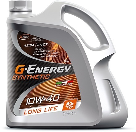 G-Energy Long Life 10W-40 Масло моторное, Синтетическое, 4 л #1