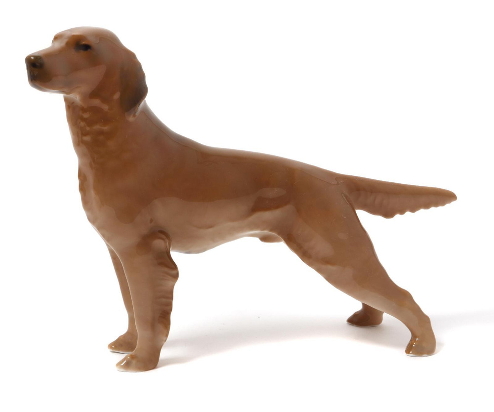Фарфоровая фигура "Собака породы ирландский сеттер", Дания, Royal Copenhagen  #1