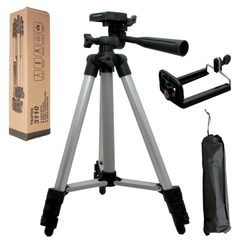 Трипод 3110 / Штатив для камеры и телефона Tripod 3110 высота 1.02 м  #1