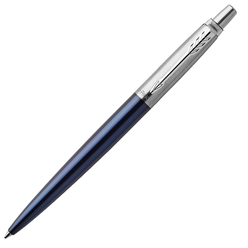 Ручка шариковая Parker Jotter Core Royal Blue Ct, корпус синий, хромированные детали, синяя  #1