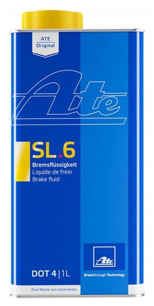 Жидкость тормозная DOT 4 SL.6, 1л, для авто c abs/esp #1