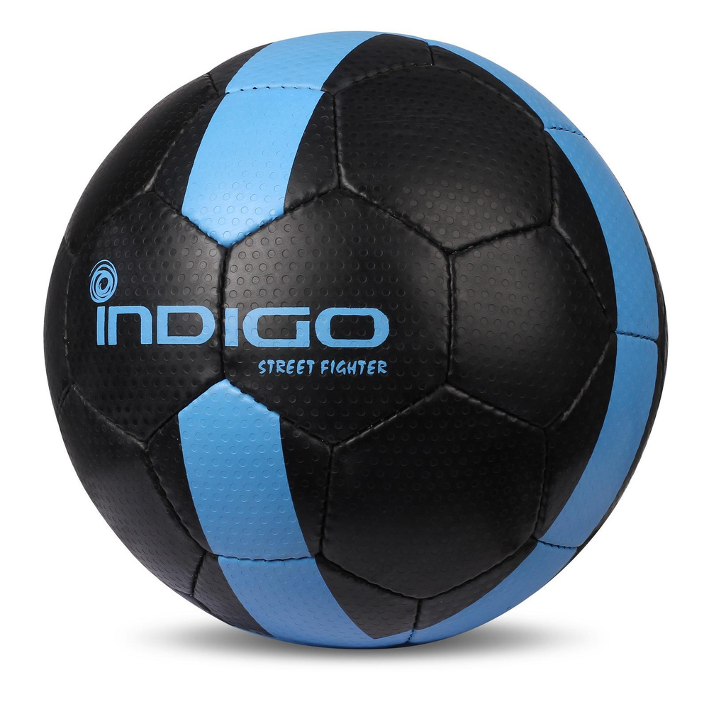 INDIGO Футбольный мяч, 5 размер, черный #1