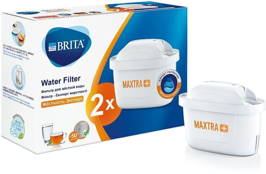 Картридж сменный фильтрующий Maxtra+ (Макстра) BRITA (Брита) Жесткость Эксперт, 2 шт  #1