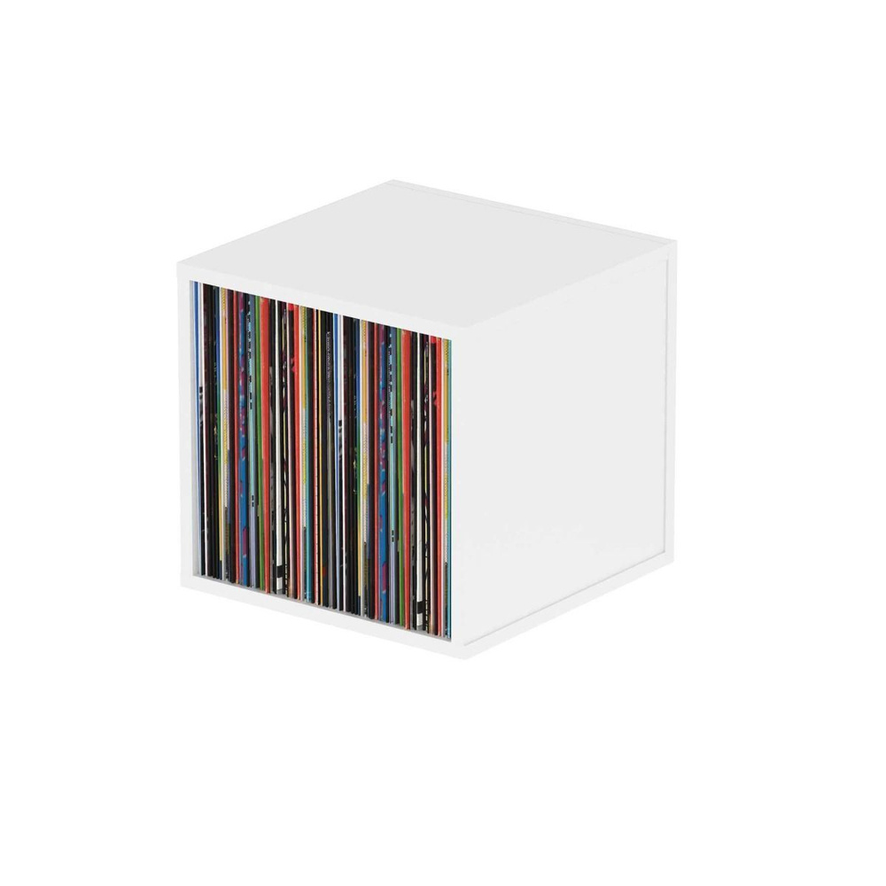 Подставка, система хранения виниловых пластинок 110 шт., цвет белый Glorious Record Box White 110  #1