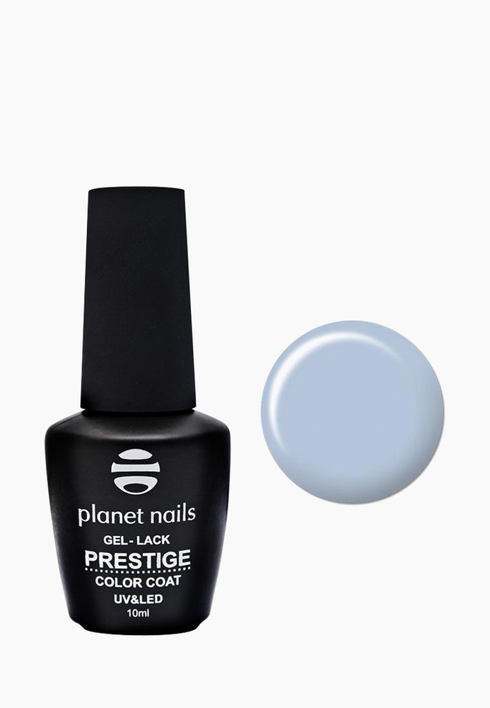 Planet Nails Гель-лак для ногтей глянцевый Prestige 522 " Бело-голубая пастель ", 8 мл для маникюра и #1