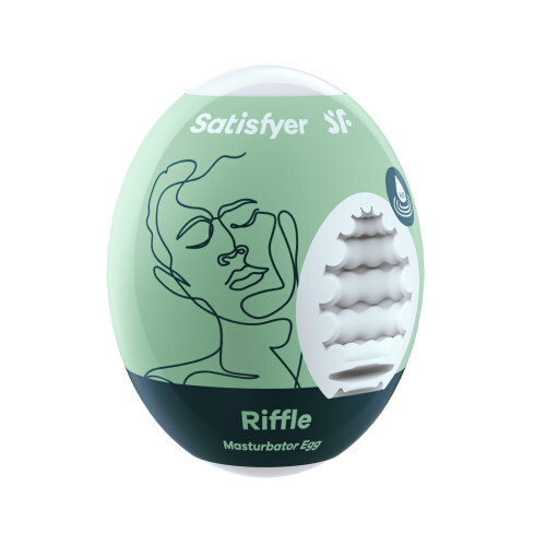 Мини-мастурбатор Satisfyer Egg Single (Riffle), белый #1