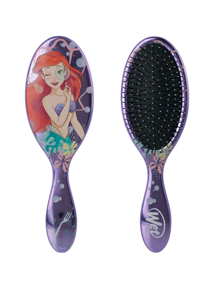 WET BRUSH DISNEY PRINCESS WHOLEHEARTED ARIEL PURPLE Щетка для спутанных волос Дисней (Ариэль)  #1