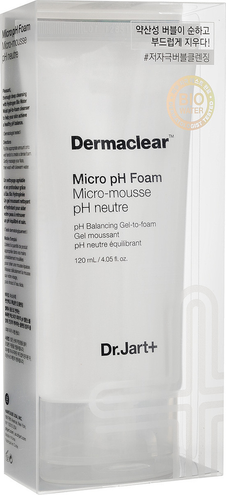Гель для умывания Dr.JART+ Dermaclear Micro pH Foam Micro-Mousse pH Neutre Balancing Gel-to-foam 120мл #1