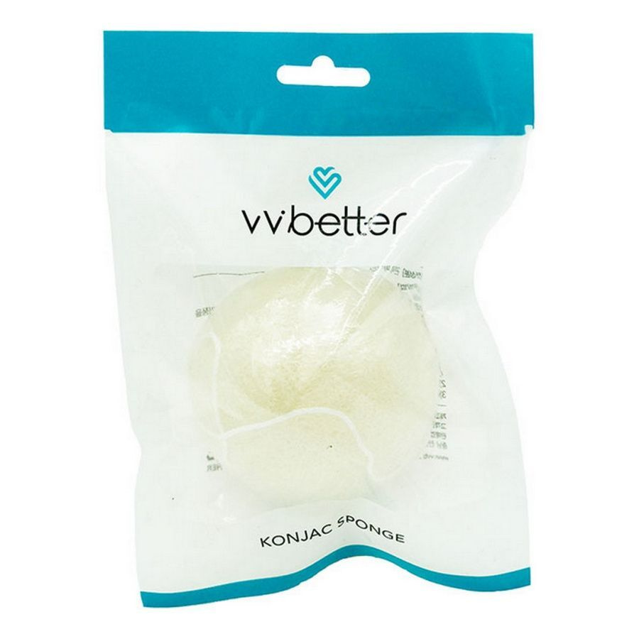 VVbetter Cпонж для лица Konjac Sponge, 1 шт / #1