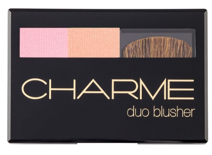 CHARME Румяна для лица двухцветные Duo Blusher тон 01 Розовый #1