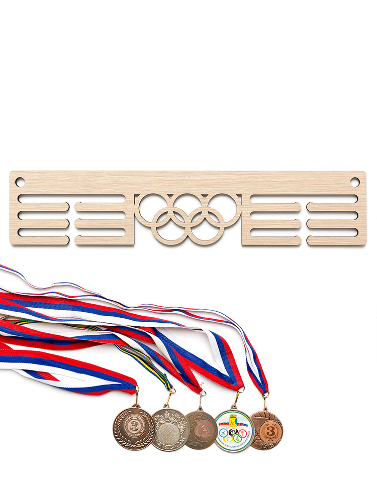 Медальница (держатель для медалей) Клен/ Универсальная 50х20 см  #1