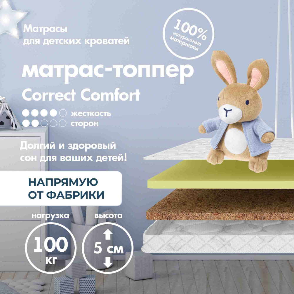 Dreamtec Матрас Correct Comfort, Беспружинный, 70х180 см #1