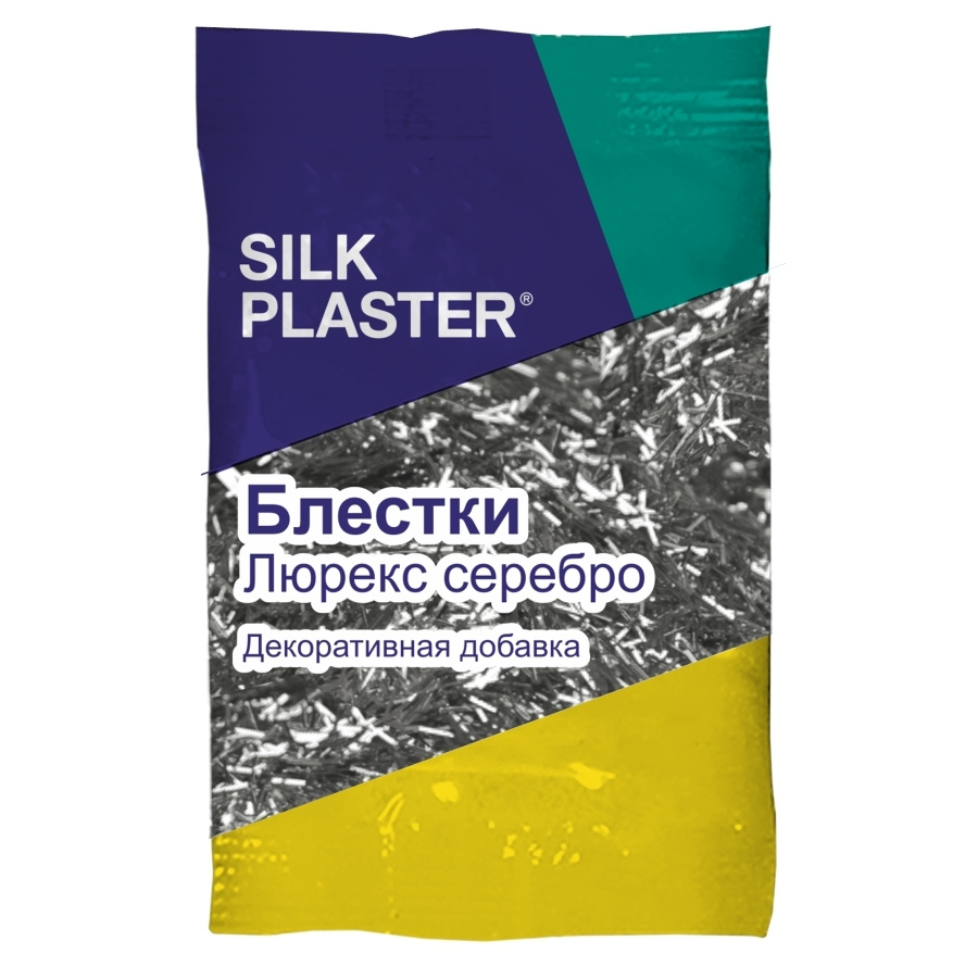 SILK PLASTER Декоративная добавка для жидких обоев, 0.012 кг, Серебро  #1