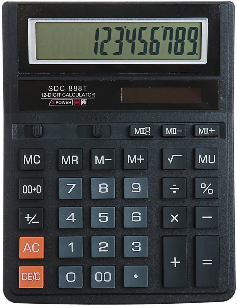 Калькулятор настольный SDC-888T, 12-разрядный #1